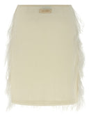 Attico鸵鸟羽毛裙