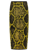 La jupe d'Attico Python Jacquard