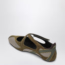 Il pavimento piatto Attico Ballerina 01 Army Green