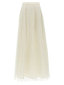 Jupe de taffetas à deux ensembles