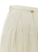 Jupe de taffetas à deux ensembles