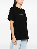 Stella Mc Cartney Logo Oversized Cotton T Shirt