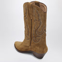 Isabel Marant Sepia Coloured Suede Cowboy Boot