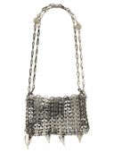 PACO Rabanne Silver Nano Borsa Foglie metalliche Stume