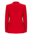 Elisabetta Franchi Red Single Breasted Blazer