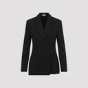 Alexander Mc Queen Pinstripe Lurex Jacket