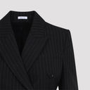 Alexander Mc Queen Pinstripe Lurex Jacket