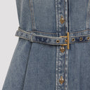 Alexander Mc Queen Denim Mini Dress