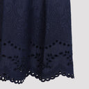 Zimmerman Mahon Broderie Denim Midi Dress