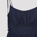 Zimmerman Mahon Broderie Denim Midi Dress
