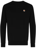 Maison Kitsune` Fox Patch Cotton Sweatshirt