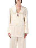 Alberta Ferretti Jackets White