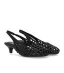 Ash Enji Black Slingback Pump