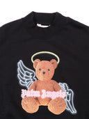 Palm Angels Pa Bear Angel Crewneck Black Brown