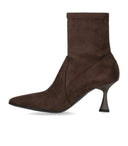 Sergio Levantesi Janet Dark Brown Heeled Enkle Boot