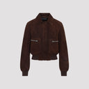 Tom Ford Lamb Suede Bomber Jacket