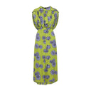Lanvin Printed Draped Top Dress
