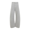 Lemaire Pantaloni curvi a vita alta Lemaire