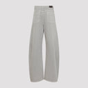 Lemaire Pantaloni curvi a vita alta Lemaire