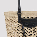 Balenciaga Le City Raffia-Korb