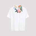 T-shirt con stampa floreale Maison Margiela