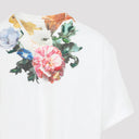T-shirt con stampa floreale Maison Margiela