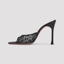 Amina Muaddi Alexa Lace Slipper