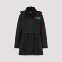 Barbour X Ganni Peplum Wax Jacket