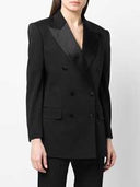 Dolce & Gabbana Giacca Tuxedo Doppiopetto In Faille