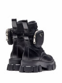 Prada Monolith Boots With Pouch