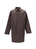 Thom Browne Packable Smock W/Logo Print (35") aus Light Memory Tech