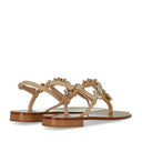 Paolo Ferrara Peach Pink Thong Sandal