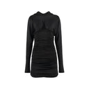 Saint Laurent Cowl Back Mini Dress