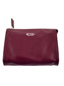 La Rose Minimal Leather Make Up Bag