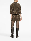 Dolce & Gabbana Gonna Corta In Lana Jacquard