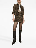 Dolce & Gabbana Gonna Corta In Lana Jacquard