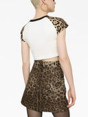 Dolce & Gabbana Gonna Corta In Lana Jacquard