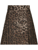 Dolce & Gabbana Gonna Corta In Lana Jacquard