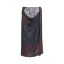 Maison Margiela Pailletten drapierter Maxirock