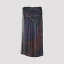 Maison Margiela Pailletten drapierter Maxirock