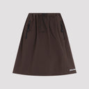 Jupe en coton Miu Miu