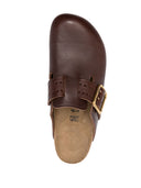 Birkenstock Boston Bold Roast, Pull Up Leather