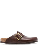 Birkenstock Boston Bold Roast, Pull Up Leather