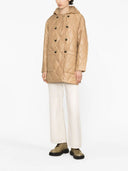 Ganni Shiny Quilt Hooded Jacket