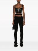 Andreadamo Ribbed Knit Flare Pants