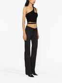 Andreadamo Draped Jersey Asymmetric Top