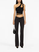 Andreadamo Draped Jersey Asymmetric Top