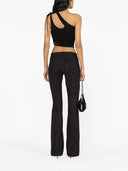 Andreadamo Draped Jersey Asymmetric Top