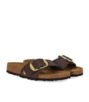 Birkenstock Madrid Raffia Big Buckle Carafe Sandal