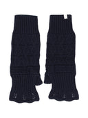 Antipast Antipast Strickhandschuhe Marineblau